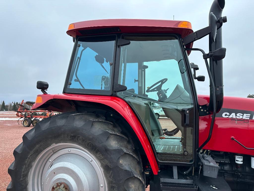 2004 Case IH MXM120 tractor, CHA, MFD, 18.4x38 rear tires, powershift trans, 4-hyds, 540/1000 PTO