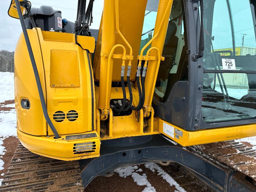 2017 Kobelco SK140SRLC-5 excavator, cab w/AC, 24" track pads, 9'3" stick, 3rd valve, 36" bucket,