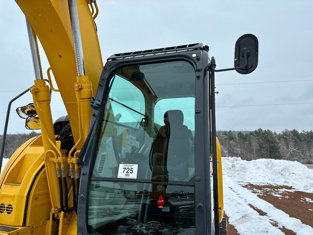 2017 Kobelco SK140SRLC-5 excavator, cab w/AC, 24" track pads, 9'3" stick, 3rd valve, 36" bucket,