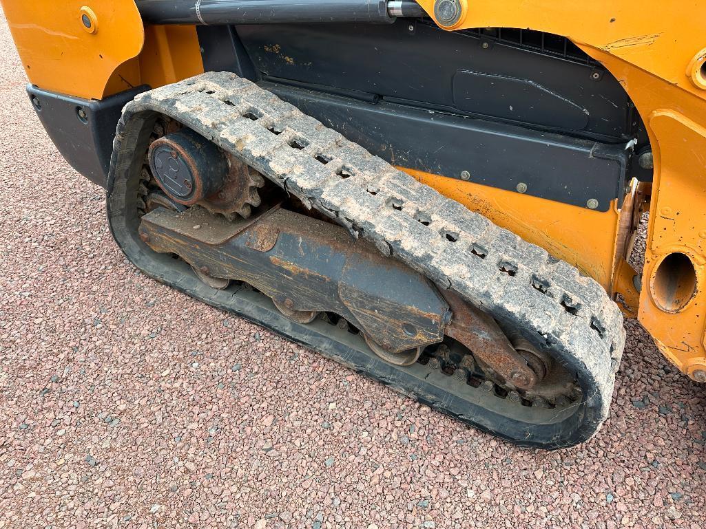 2016 Case TR270 track skid steer, cab w/AC, 12 1/2" rubber tracks, aux hyds, bucket, pilot controls,