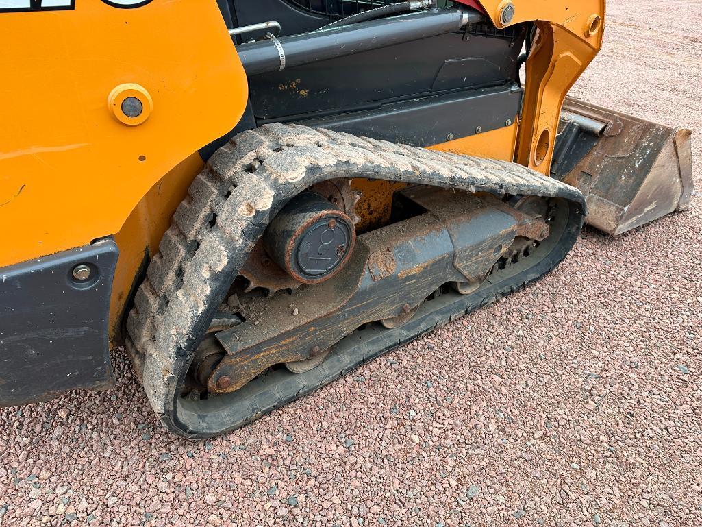 2016 Case TR270 track skid steer, cab w/AC, 12 1/2" rubber tracks, aux hyds, bucket, pilot controls,