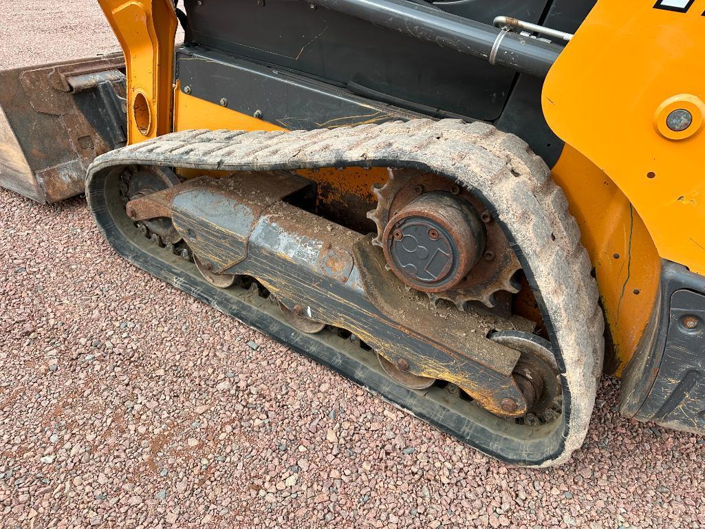 2016 Case TR270 track skid steer, cab w/AC, 12 1/2" rubber tracks, aux hyds, bucket, pilot controls,