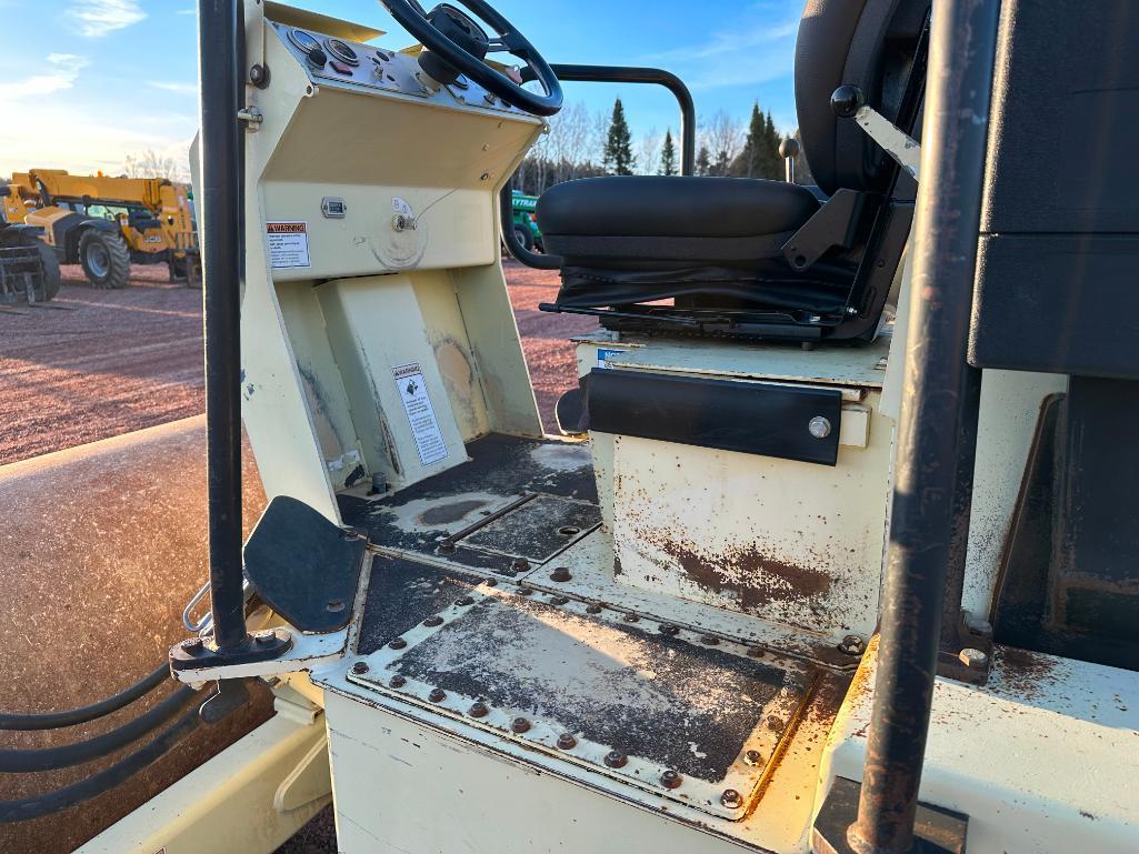 2001 Ingersoll Rand SD-40D smooth drum compactor, OROPS, 54" drum, John Deere diesel engine, 12.4x24