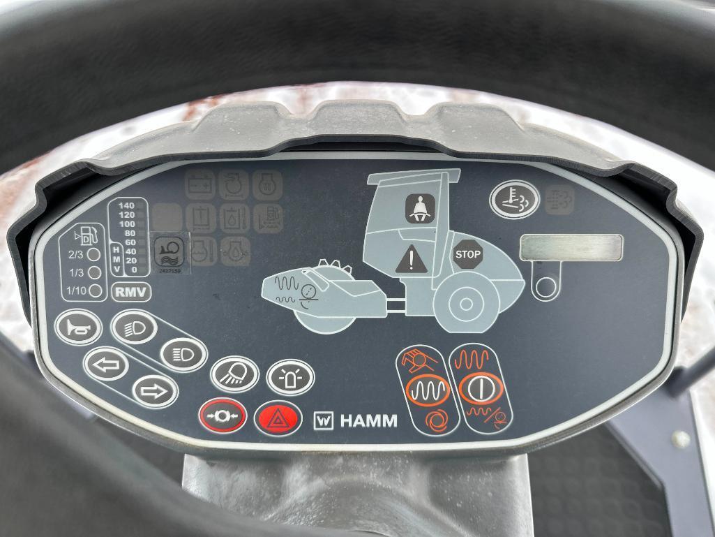 2019 Hamm H5I padfoot compactor, OROPS, 54" drum, front blade, 12.4x24 tires, Kubota diesel engine,
