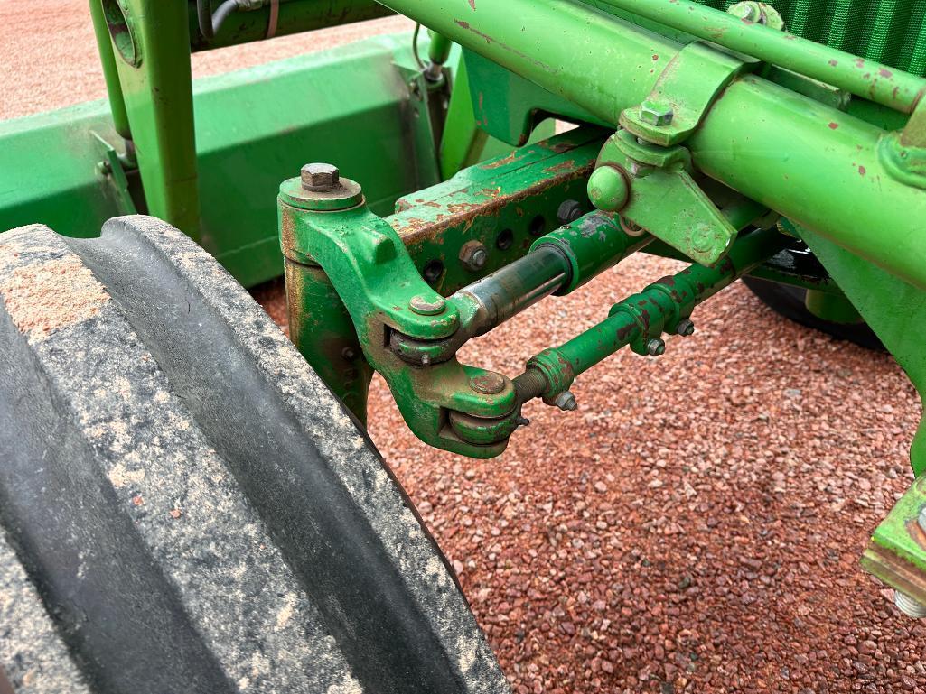 1983 John Deere 2550 tractor, CHA, John Deere 146 loader, 8-spd trans, 18.4x30 rear tires, 2-hyds,