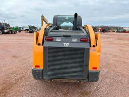 2019 Case SV340 skid steer, cab w/AC, high flow aux hyds, hyd quick coupler, 2-spd, pilot controls,