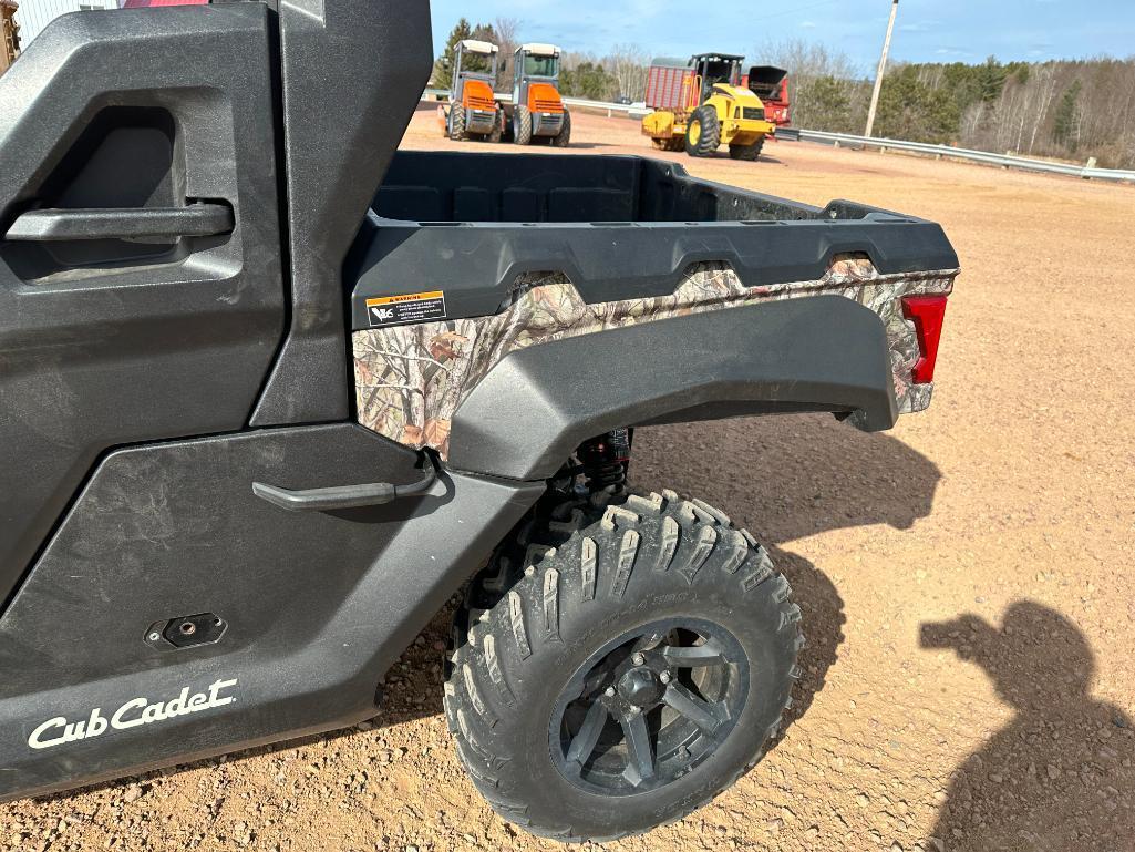 2017 Cub Cadet Challenger 750 utility vehicle, 4x4, canopy w/ windshield, front winch, dump bed,