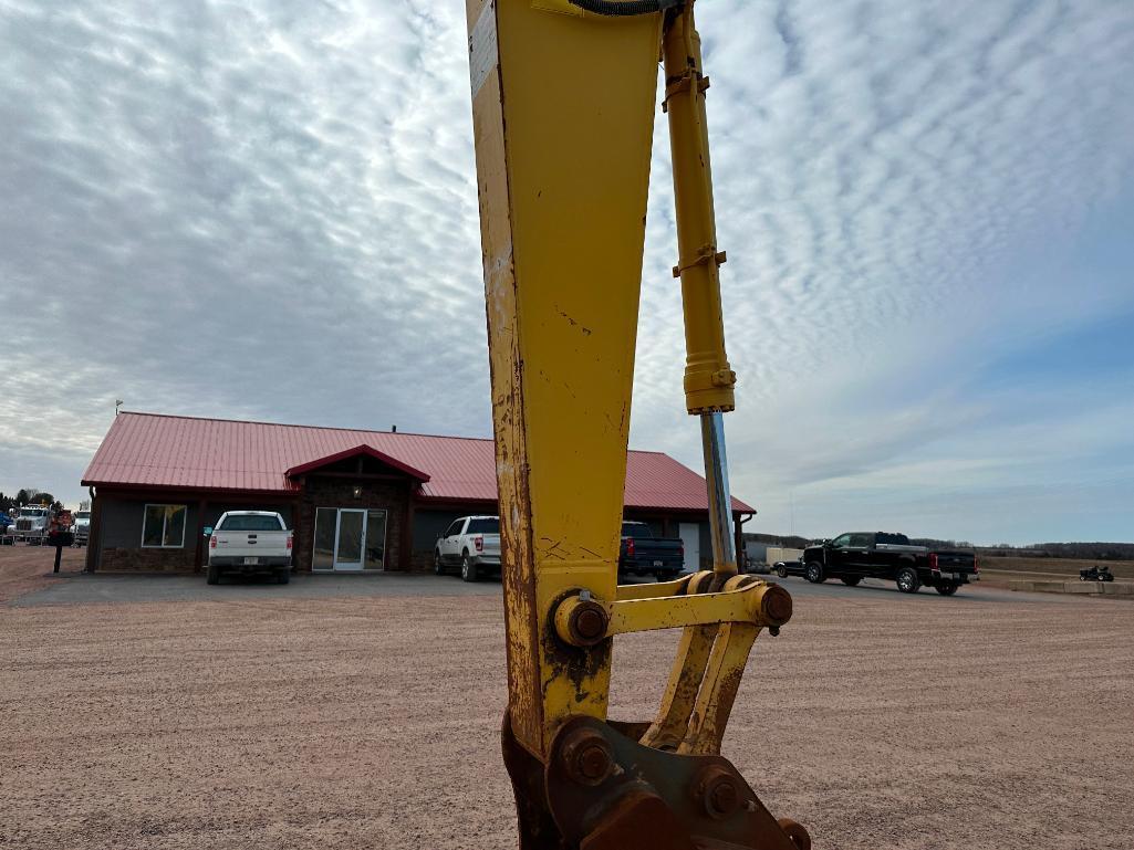 2013 Komatsu PC160LC-8 excavator, cab w/AC, 27 1/2" track pads, 8'5" stick, Komatsu diesel engine,