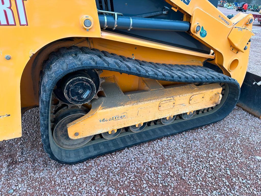 2015 Mustang 2500RT track skid steer, cab w/AC, 12 1/2" rubber tracks, high flow aux hyds, Power