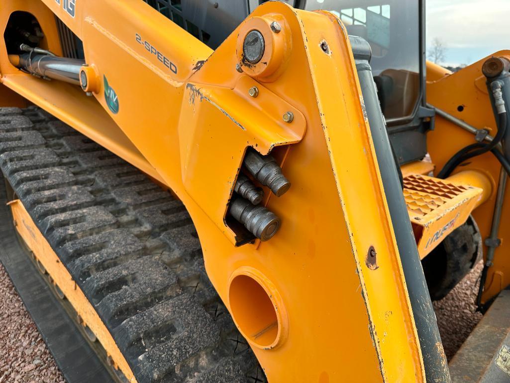 2015 Mustang 2500RT track skid steer, cab w/AC, 12 1/2" rubber tracks, high flow aux hyds, Power