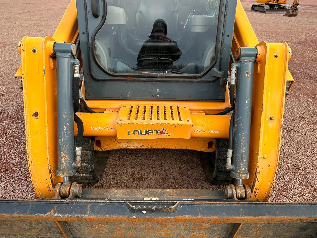 2015 Mustang 2500RT track skid steer, cab w/AC, 12 1/2" rubber tracks, high flow aux hyds, Power