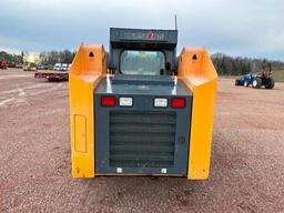 2015 Mustang 2500RT track skid steer, cab w/AC, 12 1/2" rubber tracks, high flow aux hyds, Power