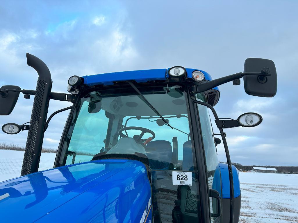 2015 New Holland T6.140 tractor, CHA, MFD, 460/85R38 rear tires, powershift trans, bar axle, 3-hyds,