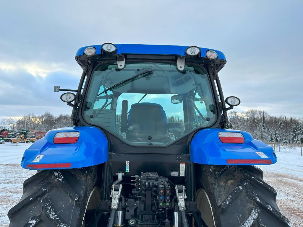 2015 New Holland T6.140 tractor, CHA, MFD, 460/85R38 rear tires, powershift trans, bar axle, 3-hyds,