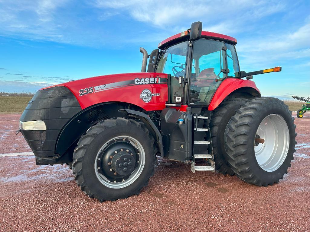 2013 Case IH Magnum 235 tractor, CHA, MFD, 480/80R46 axle duals, 19- spd powershift trans, front