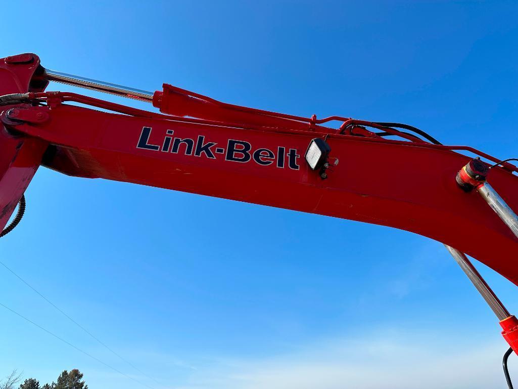 2017 Link Belt 145X3 Spin Ace excavator, cab w/AC, 23 1/2 " track pads, Isuzu diesel engine, 40" &