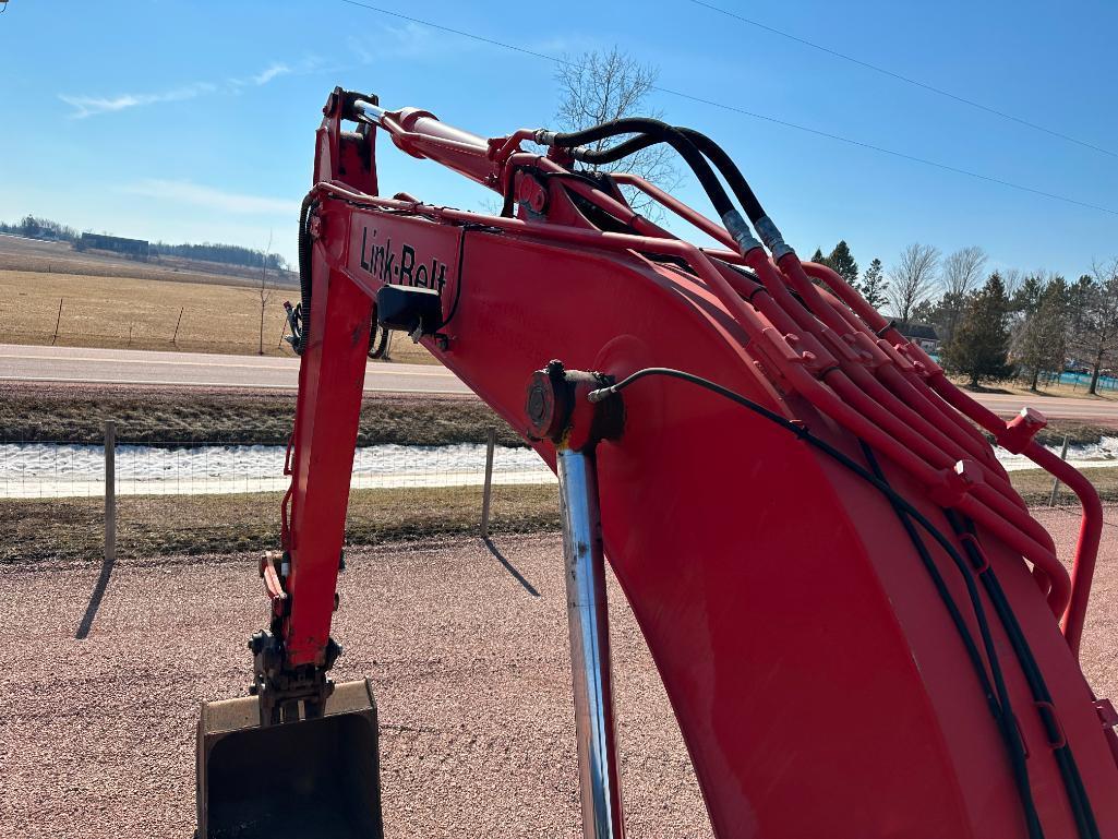 2017 Link Belt 145X3 Spin Ace excavator, cab w/AC, 23 1/2 " track pads, Isuzu diesel engine, 40" &