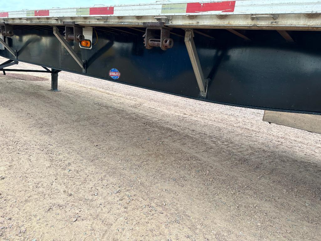 (TITLE) 2005 Utility FS2CHA 48' tandem axle aluminum combo flatbed trailer, spread axle, air