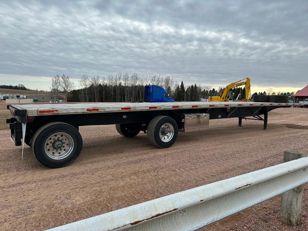 (TITLE) 2005 Utility FS2CHA 48' tandem axle aluminum combo flatbed trailer, spread axle, air