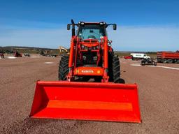 2019 Kubota M7-152 tractor, CHA, MFD, Kubota LM2605 loader, 480/70R46 rear tires, powershift trans,