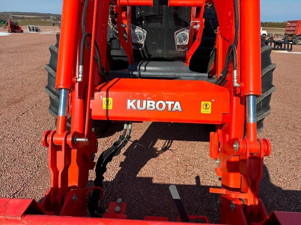 2019 Kubota M7-152 tractor, CHA, MFD, Kubota LM2605 loader, 480/70R46 rear tires, powershift trans,