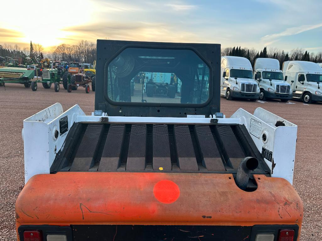 1999 Bobcat 763F skid steer, cab w/heat, high flow aux hyds, 10x16.5 tires, hand & foot controls,