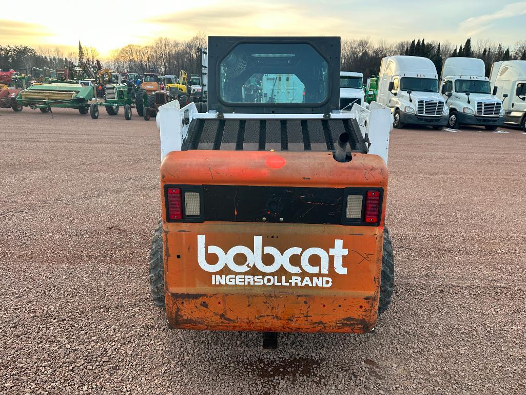 1999 Bobcat 763F skid steer, cab w/heat, high flow aux hyds, 10x16.5 tires, hand & foot controls,