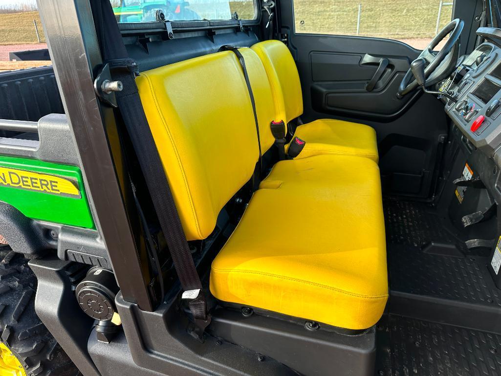 2019 John Deere XUV 835M Gator utility vehicle, cab w/AC, 4x4, gas engine, power dump bed, brush