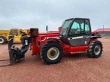 2007 Manitou MT1745 HSL telehandler, cab w/heat, 4x4, 10,000 lb capacity, 54' lift, 15.5/80-24