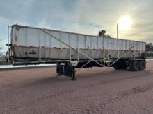 TITLE) 2003 Trinity Trailer MFG Eagle Bridge 42' belt trailer, tandem axle, 60" rubber flap belt,