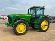 2004 John Deere 8320 tractor, CHA, MFD, 18.4x42 rear tires, powershift trans, 4-hyds, 1000 PTO,