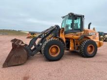 2007 Case 621D XT wheel loader, cab w/AC, 20.5x25 tires, ACS quick coupler bucket, 3rd valve, Ride