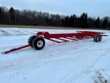 2022 Stoltzfus 12 bale round bale trailer, tandem axle, 12.5L-15 tires, front dolly wheels,