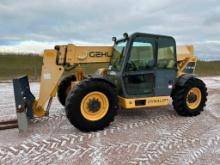 2013 Gehl DL 12-40 telehandler, cab w/heat, 4x4, 12,000 lb capacity, 40' lift, John Deere diesel