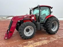2008 Case IH Maxxum 125 tractor, CHA, MFD, Case IH L750 loader, 460/85R 38 rear tires, powershift