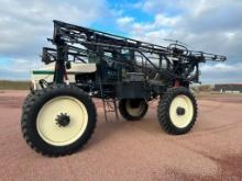 1997 Willmar 8100 Eagle self-propelled sprayer, cab w/AC, 4x4, 90' booms, Cummins diesel engine,