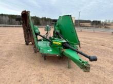 John Deere HX15 15' batwing rotary mower, chain guards, air tires, SN: 1P0HX15FKEB051098.