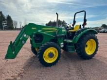 2006 John Deere 5325 tractor, open station, MFD, John Deere 542 loader, PowrReverser trans, 16.9x30