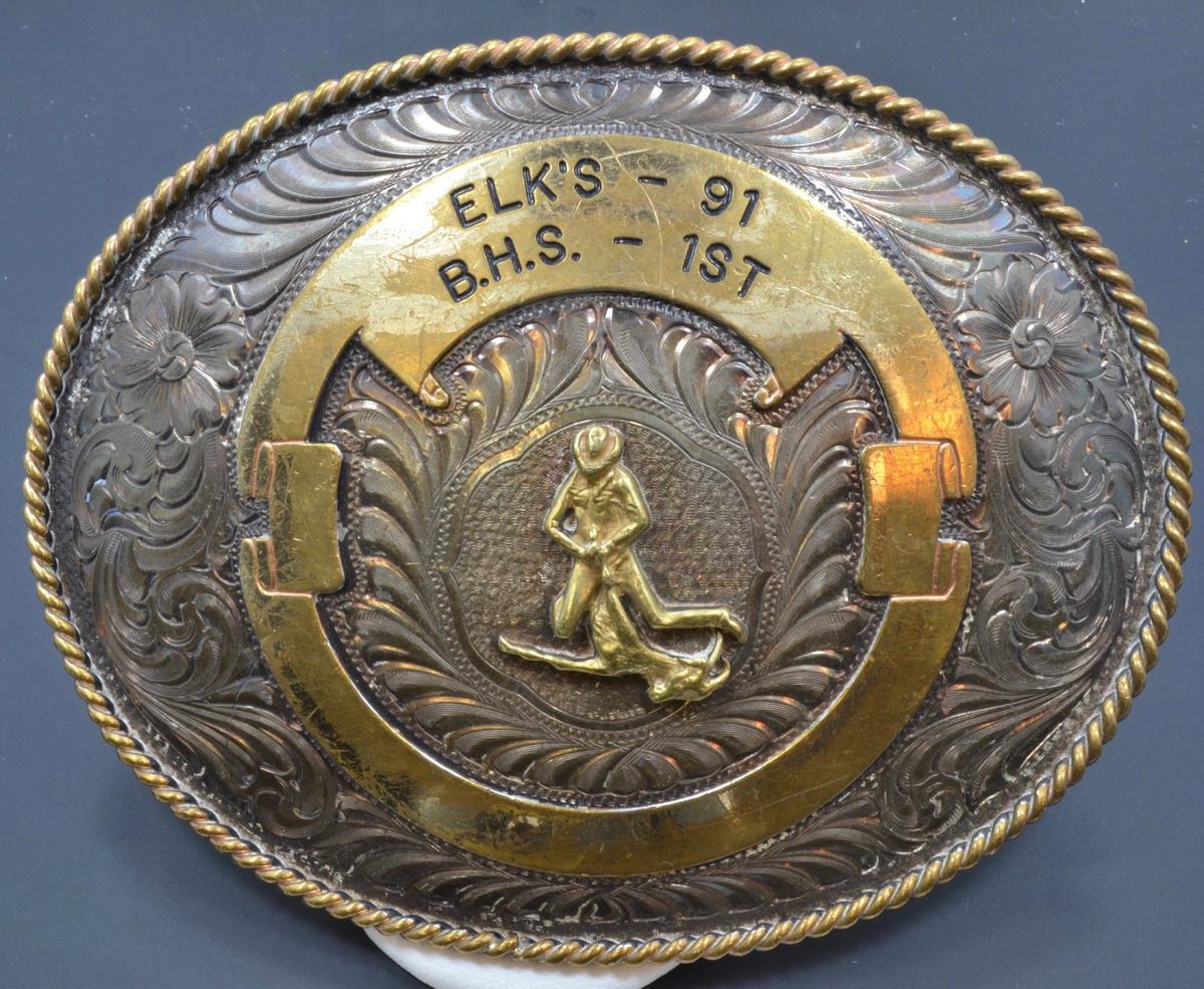 1st place Rodeo Belt Buckle