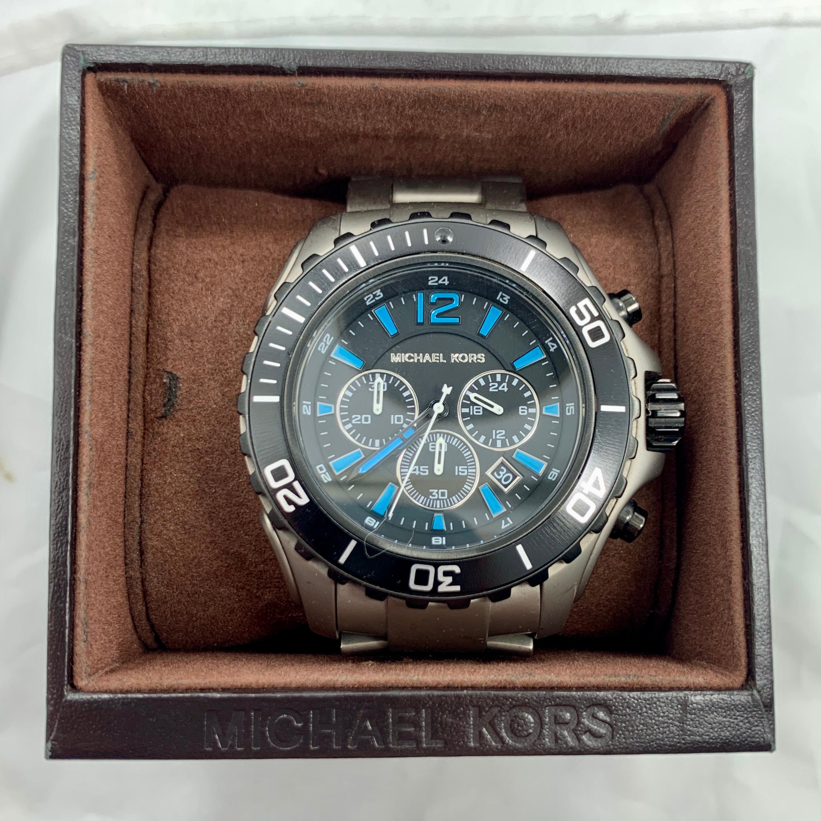 Michael Kors Drake Chronograph Quartz Black Dial Men's Watch Mk8231