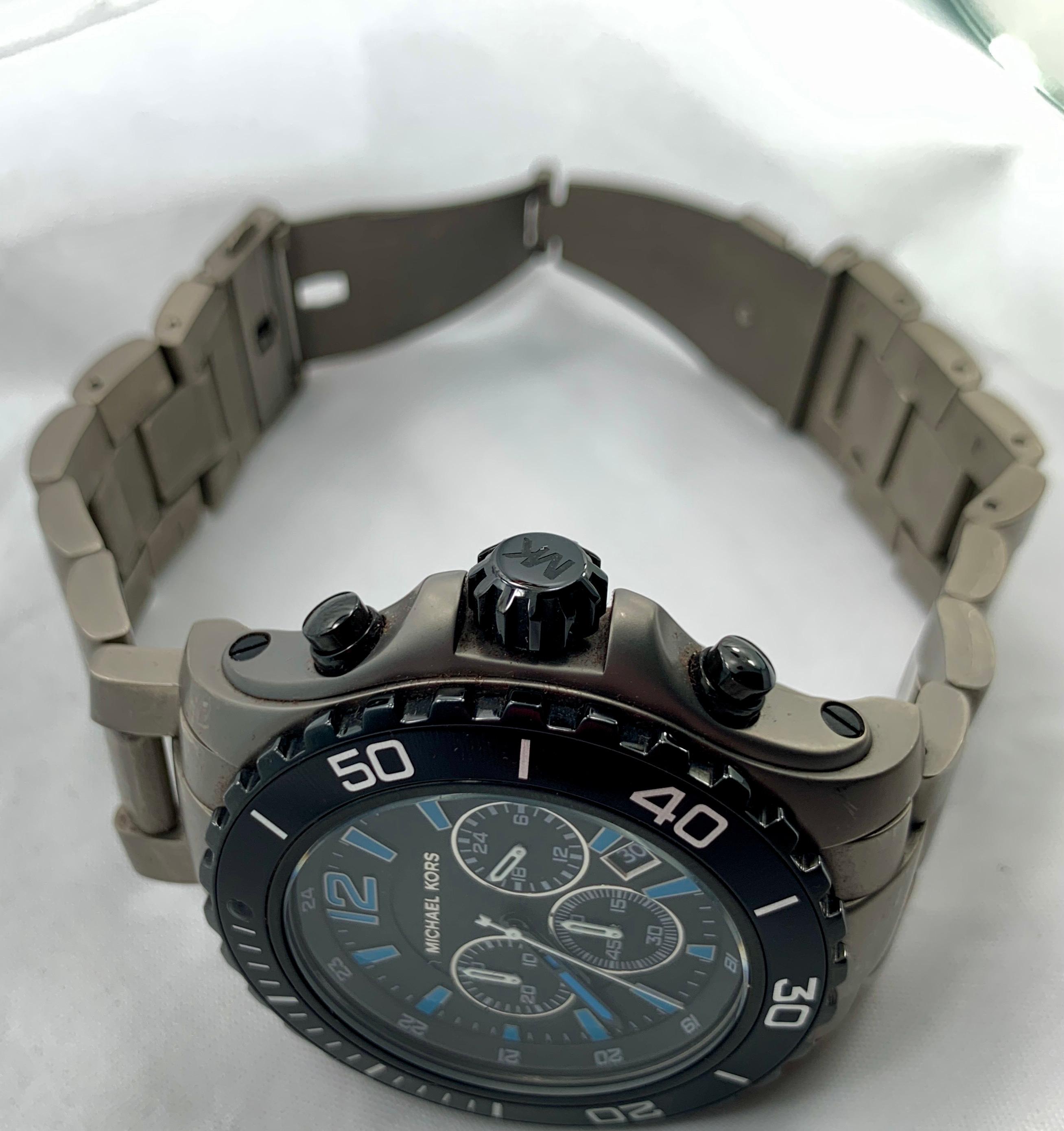 Michael Kors Drake Chronograph Quartz Black Dial Men's Watch Mk8231
