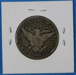 1910-S Barber Half Dollar Silver Coin