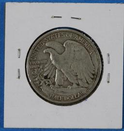 1943-D Walking Liberty Half Dollar Silver Coin