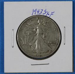 1943-D Walking Liberty Half Dollar Silver Coin