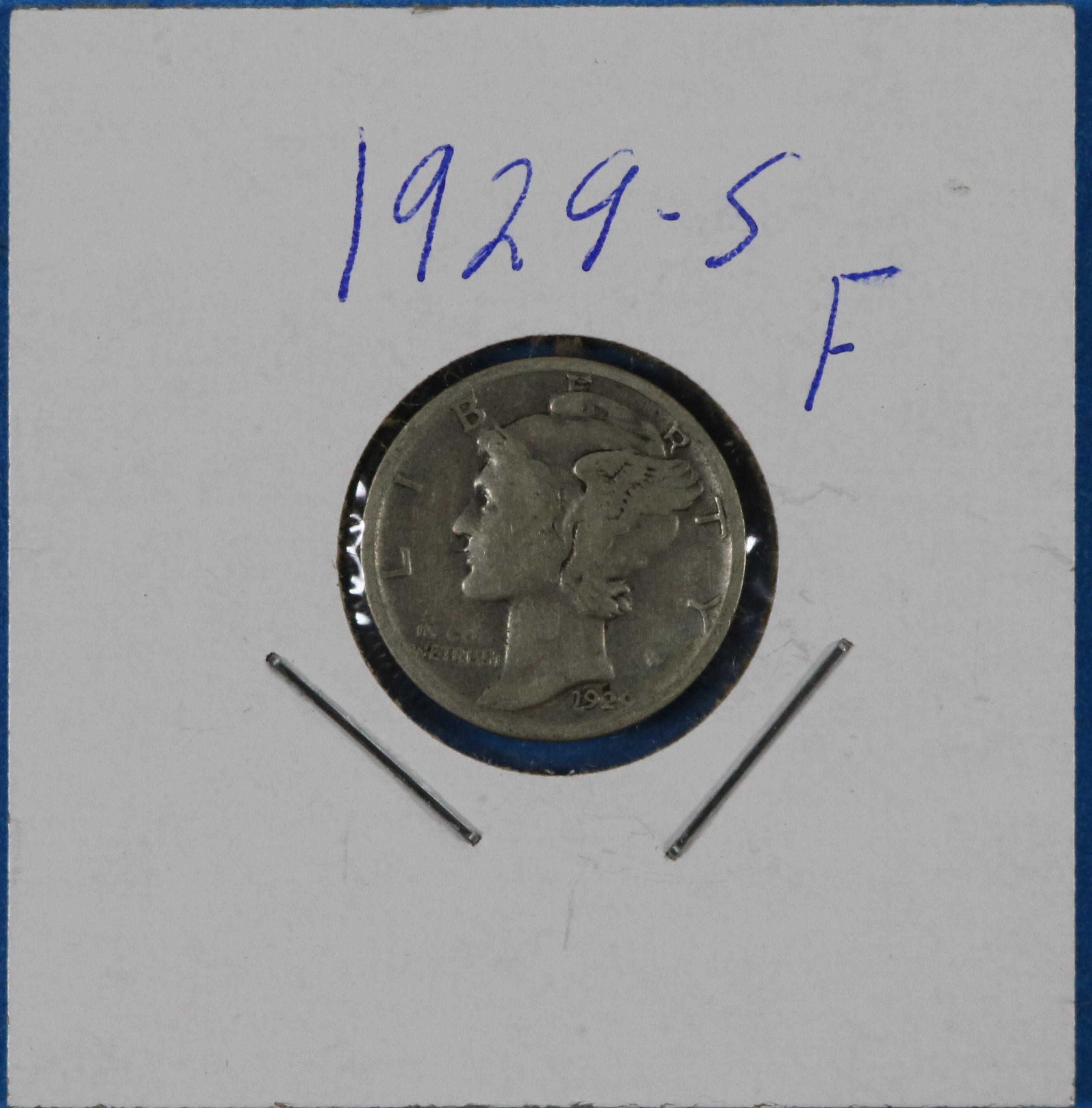 1929-S Silver Mercury Dime