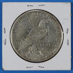 1925 S Silver Peace Dollar