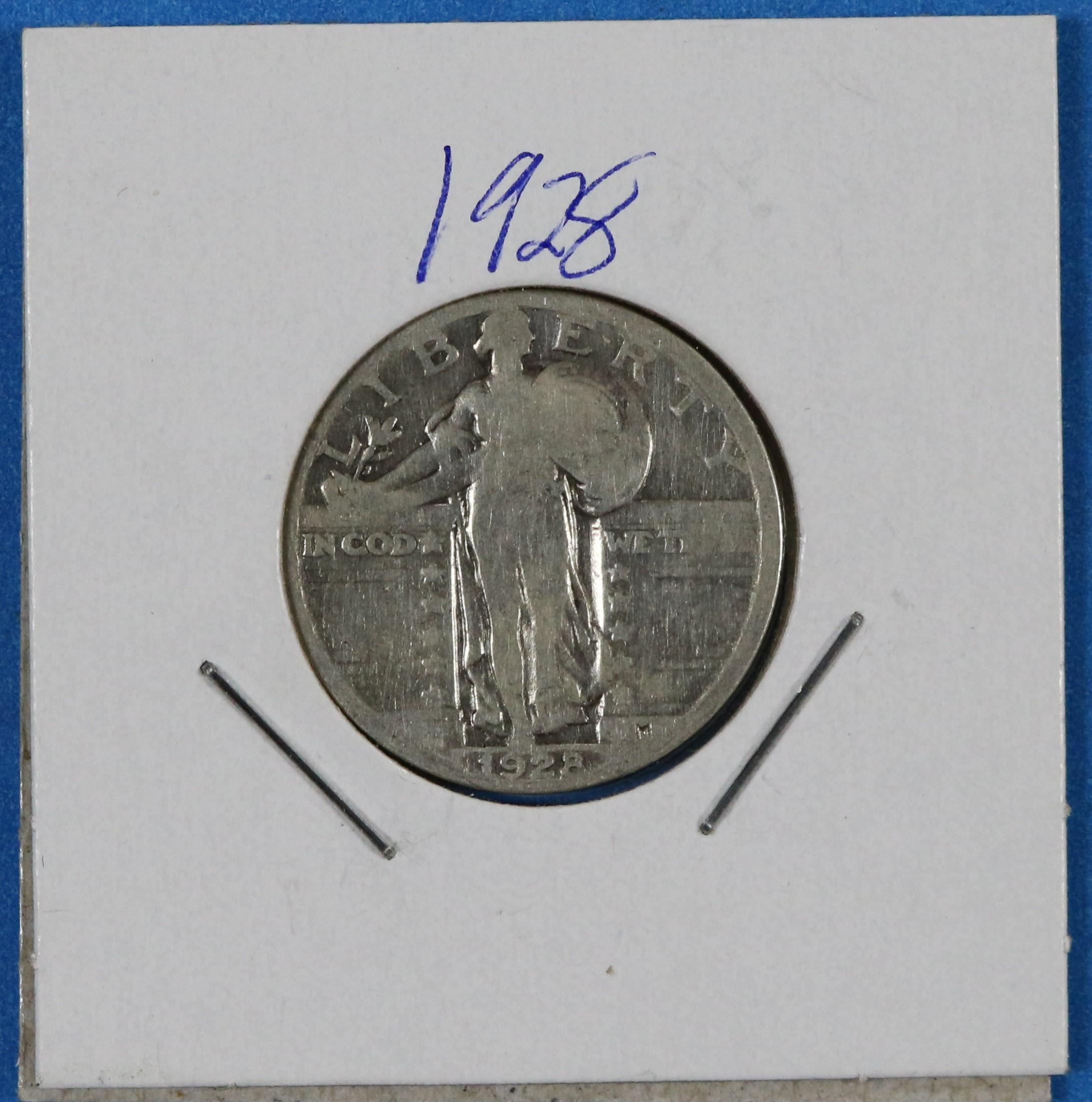 1928 Standing Liberty Silver Quarter