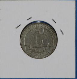 1951-D Washington Silver Quarter Dollar Coin