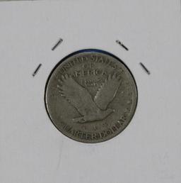 1925 Standing Liberty Silver Quarter Dollar Coin