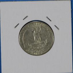 1941-D Washington Silver Quarter Dollar Coin